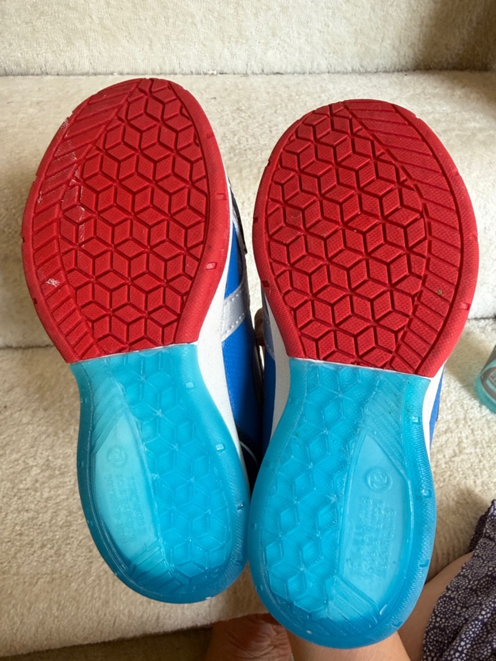 NWT Marvel Avengers Kids Light-Up Sneakers - Blue, Red, Navy - Picture 4 of 4